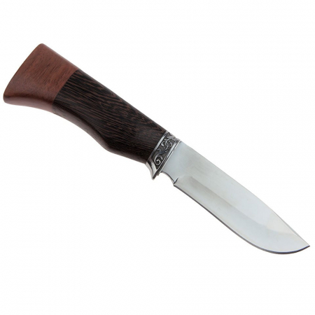 Cutit de vanatoare IdeallStore®, Woodland Spirit, otel inoxidabil, lemn, 23 cm, maro [3]