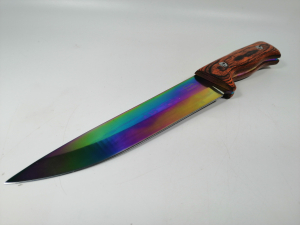 Cutit de vanatoare IdeallStore®, Rainbow Reign, 33 cm [2]