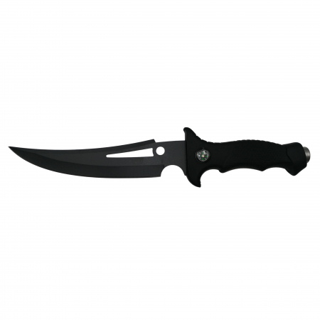 Cutite vanatoare - Cutit de vanatoare, Vendetta Knife, otel inoxidabil, negru, 31.5 cm, toc inclus