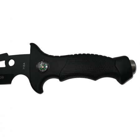Cutit de vanatoare, Vendetta Knife, otel inoxidabil, negru, 31.5 cm, toc inclus [3]