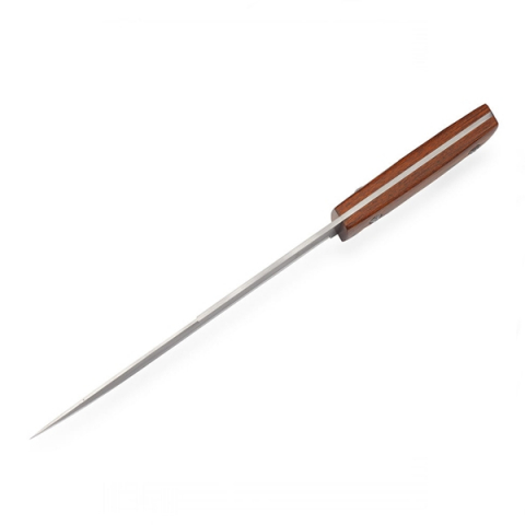 Cutit de vanatoare, Wood Brown, 37.5 cm, maro, lemn, teaca inclusa [4]