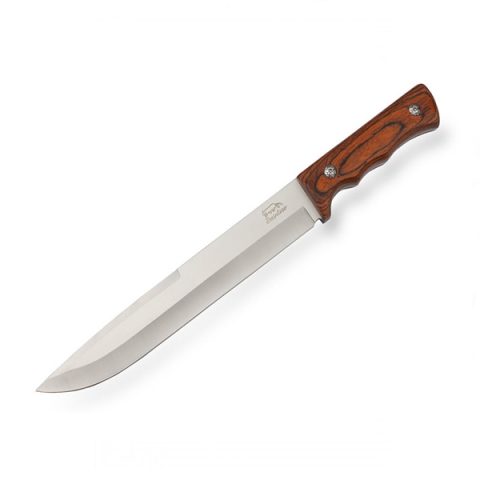 SPORT & TIMP LIBER - Cutit de vanatoare, Wood Brown, 37.5 cm, maro, lemn, teaca inclusa