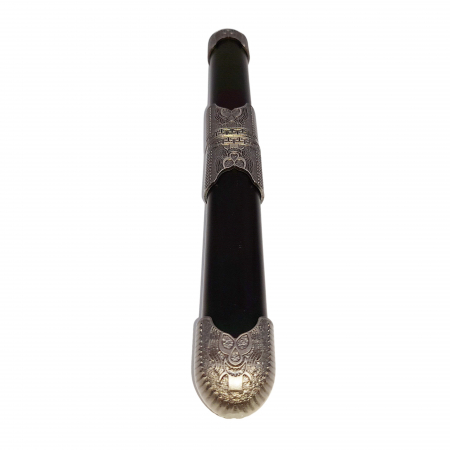 Cutit dublu de vanatoare IdeallStore®, Día de los Muertos, 22 cm, negru [5]