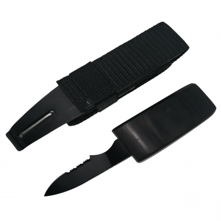Cutite vanatoare - Cutit in curea, Belt of Justice, material textil, 132 cm, negru