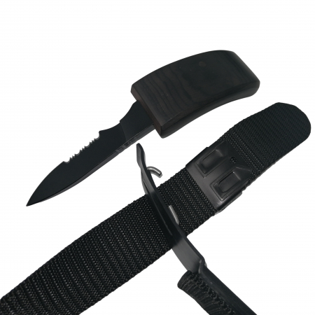 Cutit in curea, Belt of Justice, material textil, 132 cm, negru [4]
