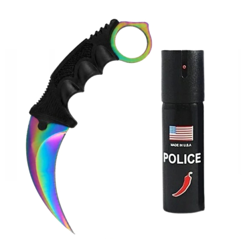 Cutit karambit IdeallStore®, Rainbow Blade, 25 cm [4]