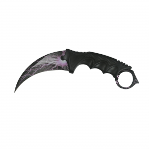 Cutit karambit IdeallStore®, Purple Lightning 18.5 cm