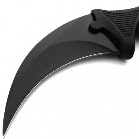 Set cutit karambit si spray paralizant chili DEPOX®, 19 cm/60 ml, Negru [4]