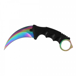 Cutite vanatoare - Cutit karambit IdeallStore®, Rainbow Blade, 25 cm