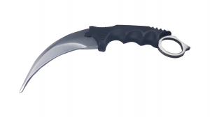 Cutite vanatoare - Cutit de vanatoare karambit IdeallStore®, Comando Blade, 18.5 cm, argintiu