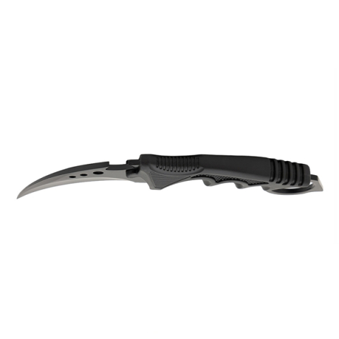 Cuțit karambit vanatoare DEPOX®, lamă fixă, oțel inoxidabil 420, negru, 19 cm [2]