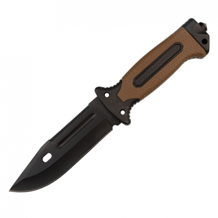 Cutit militar cu amnar si ascutitor , 27.5 cm  IdeallStore® , teaca multifunctionala [11]