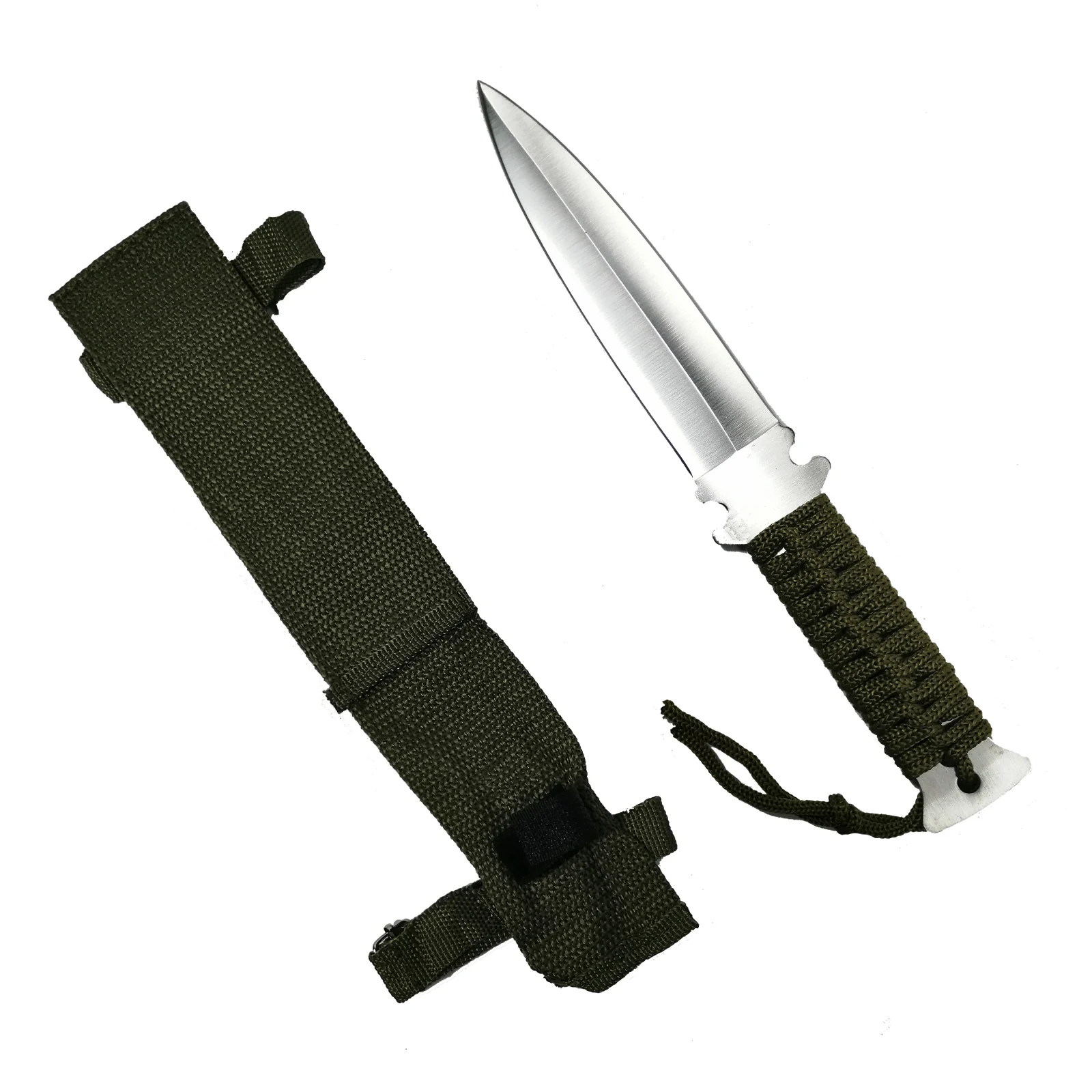 Cutite vanatoare - Cutit, otel inoxidabil, argintiu, Knife for the Jungle, 26 cm, teaca cadou