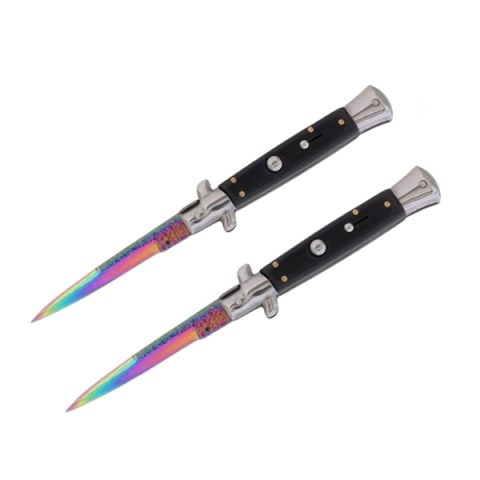 SPORT & TIMP LIBER - Set doua bricege cu arc, design italian clasic, husă inclusă, 22 cm, multicolor