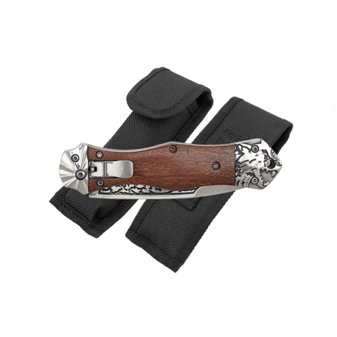 Cutit pliabil, Wood Knife, 21 cm, maro [7]