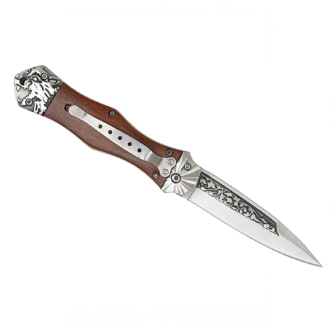 Cutit pliabil, Wood Knife, 21 cm, maro [5]