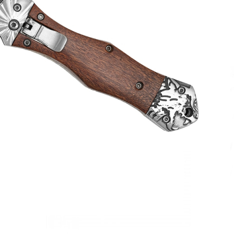 Cutit pliabil, Wood Knife, 21 cm, maro [4]