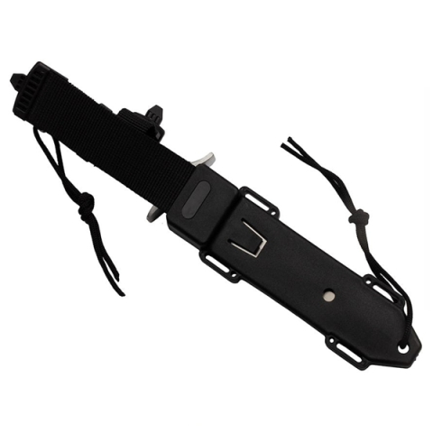 Cuțit tactic cu lamă fixă pentru activități outdoor și supraviețuire DEPOX®, otel inoxidabil, 30 cm [5]