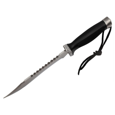 Cuțit tactic cu lamă fixă pentru activități outdoor și supraviețuire DEPOX®, otel inoxidabil, 30 cm [1]