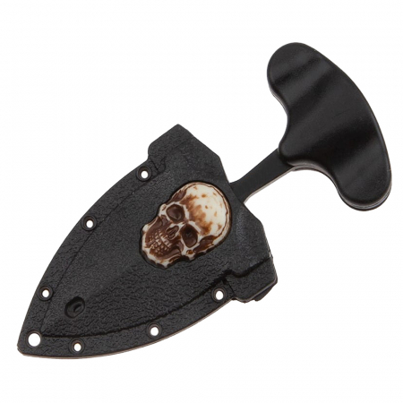 Cutit tactic de camping IdeallStore®, Death Valley, 8 cm, negru, teaca inclusa [7]