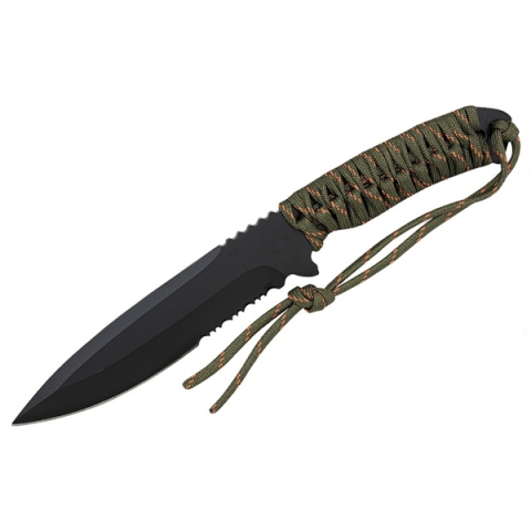 Cutite vanatoare - Cutit tactic de vanatoare, cordura, 24 cm, otel inoxidabil