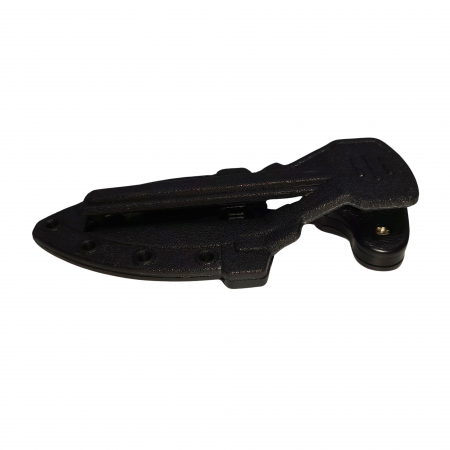 Cutit tactic de vanatoare IdeallStore®, Broken Spear, 8 cm, negru, teaca cu prindere curea [6]
