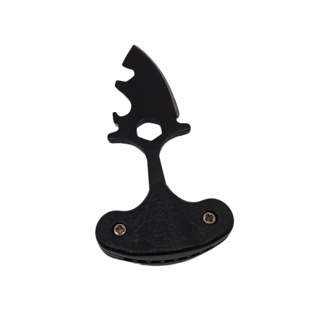 Cutit tactic de vanatoare IdeallStore®, Broken Trust, 8 cm, negru, teaca cu lant inclusa [5]