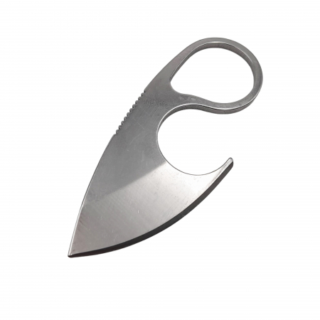 Cutit tactic de vanatoare IdeallStore®, Broken Trust, 8 cm, teaca cu lant inclusa, argintiu [3]