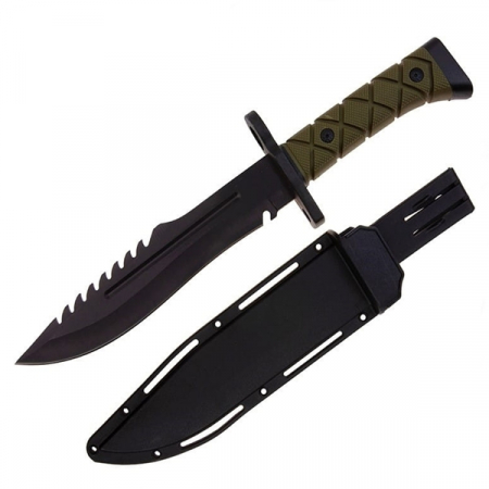 CASA SI GRADINA - Cutit tactic de vanatoare, IdeallStore®, Fixed Blade, 34 cm