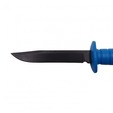 Cutit tactic de vanatoare IdeallStore®, Military Convoy, 10 cm, teaca cu lant inclusa, albastru [2]