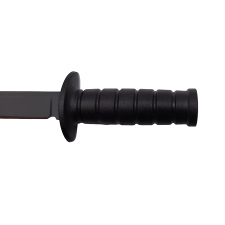 Cutit tactic de vanatoare IdeallStore®, Military Convoy, 10 cm, teaca cu lant inclusa, negru [5]