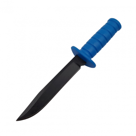 Cutit tactic de vanatoare IdeallStore®, Military Convoy, 10 cm, teaca cu lant inclusa, albastru [3]