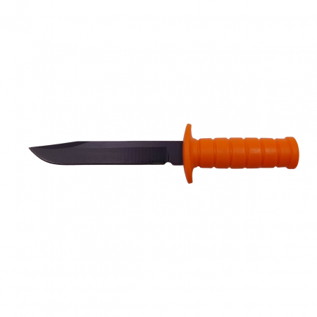 Cutit tactic de vanatoare IdeallStore®, Military Convoy, 10 cm, teaca cu lant inclusa, portocaliu [2]