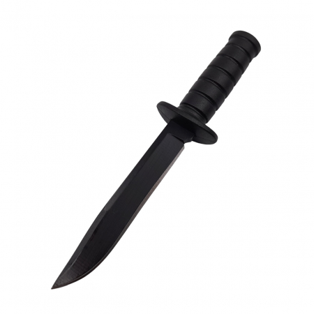 Cutit tactic de vanatoare IdeallStore®, Military Convoy, 10 cm, teaca cu lant inclusa, negru [3]