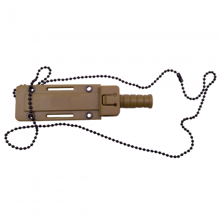 Cutit tactic de vanatoare IdeallStore®, Military Convoy, 10 cm, teaca cu lant inclusa, kaki [6]