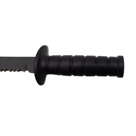 Cutit tactic de vanatoare IdeallStore®, Military Specialist, 10 cm, teaca cu lant inclusa, negru [4]