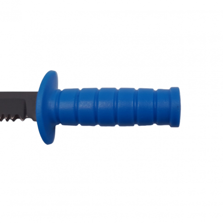 Cutit tactic de vanatoare IdeallStore®, Military Specialist, 10 cm, teaca cu lant inclusa, albastru [4]