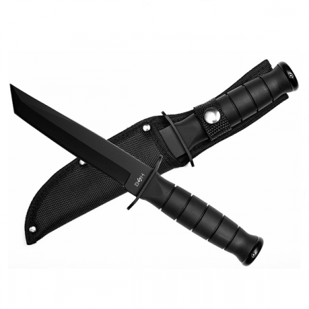 CASA SI GRADINA - Cutit tactic de vanatoare, IdeallStore®, Peacemaker, 26.5 cm, Negru