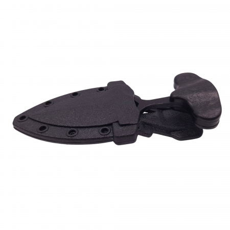 Cutit tactic de vanatoare IdeallStore®, Spear Trap, 8 cm, negru, teaca cu prindere curea [5]