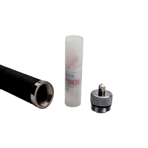 Set cutit tactic de vanatoare si spray paralizant chili, DEPOX®, 39.5 cm, negru [4]