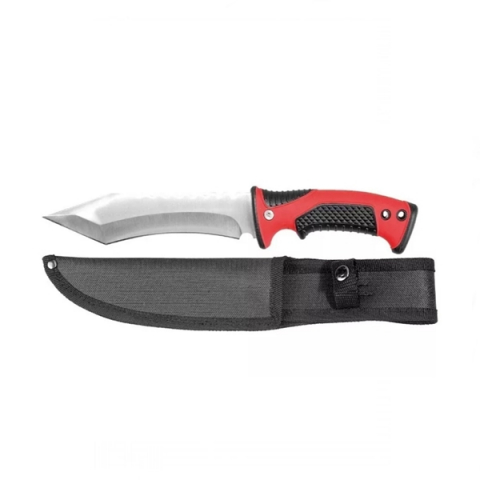 SPORT & TIMP LIBER - Cutit tactic de vanatoare, Snake Eye Red, 30 cm, teaca inclusa