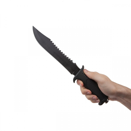 Cutit tactic, IdeallStore®, Military Combat, 34 cm, Negru [1]