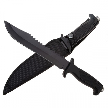 Cutite & seturi de cutite - Cutit tactic, IdeallStore®, Military Combat, 34 cm, Negru