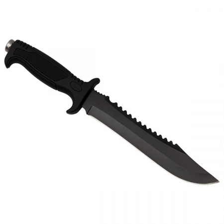 Cutit tactic, IdeallStore®, Military Combat, 34 cm, Negru [4]