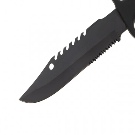 Cutit tactic, IdeallStore®, Ultimate Survival, 29 cm, Negru [5]