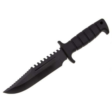 CASA SI GRADINA - Cutit militar, IdeallStore®, Military Combat, 29 cm, Negru