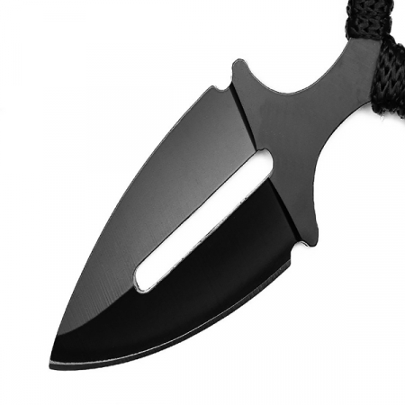 Cutit tactic pumnal, IdeallStore®, Black Knife, 13 cm, Otel inoxidabil [2]
