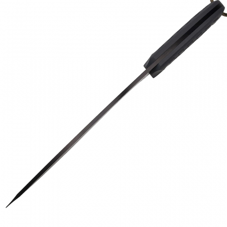 Cutit tip maceta IdeallStore, Mini Kukri, negru, 30 cm, teaca inclusa [4]