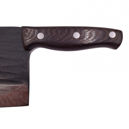 Cutit tip satar IdeallStore®, lucrat manual, Wave Blade, 30 cm, otel inoxidabil, 680 g, negru [2]