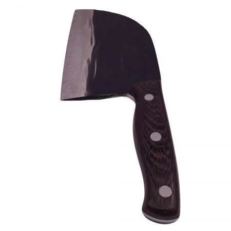 Cutit tip satar IdeallStore®, lucrat manual, Wave Blade, 30 cm, otel inoxidabil, 680 g, negru [4]